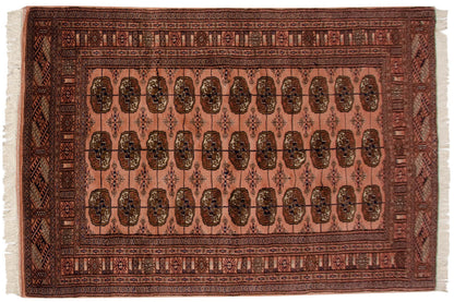 4x6 Vintage Fine Bokhara Rug