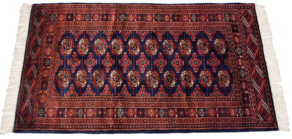 3x5.5 Vintage Fine Bokhara Rug