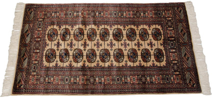 3x5.5 Vintage Fine Bokhara Rug