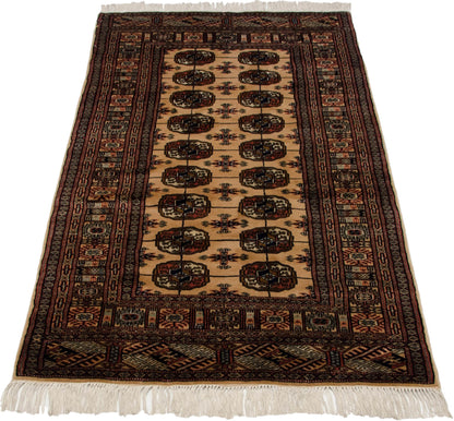 3x5.5 Vintage Fine Bokhara Rug