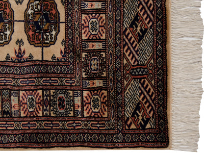3x5.5 Vintage Fine Bokhara Rug