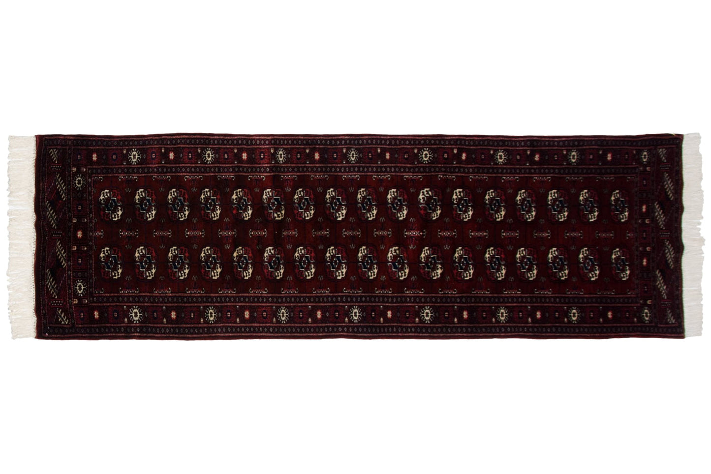 2.5x8 Vintage Fine Bokhara Rug Runner