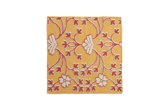 2x2 New Indian Samarkand Design Square Rug Mat