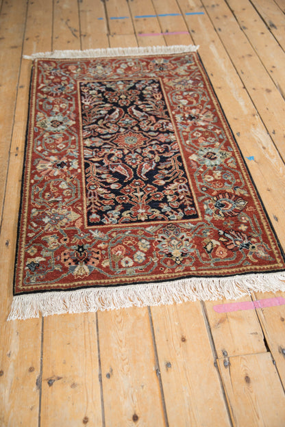 2.5x4 Vintage Armenian Hamadan Design Rug