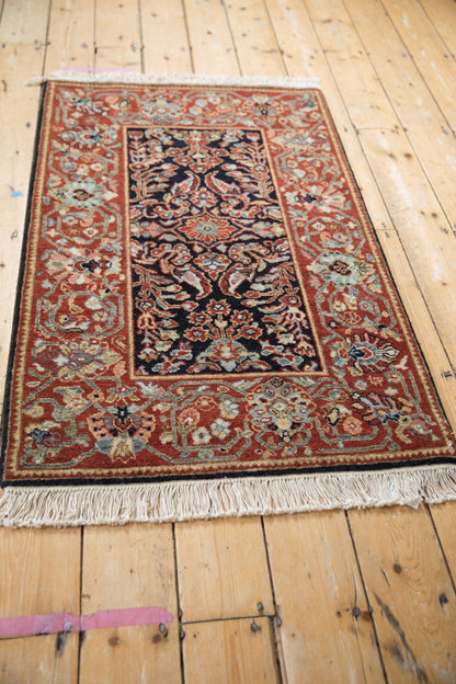2.5x4 Vintage Armenian Hamadan Design Rug