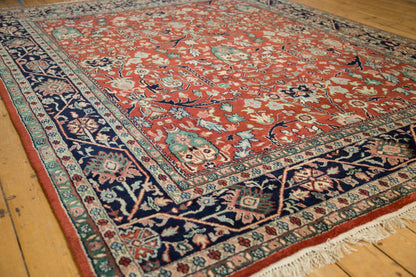 7.5x10 Vintage Indian Bijar Design Carpet
