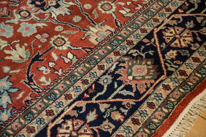 7.5x10 Vintage Indian Bijar Design Carpet